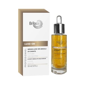 Cиворотка з 24 каратами золота Luxury Absolute Gold Serum Brilace, 30 мл