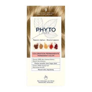 Фіто Фітоколор Безаміачна крем-фарба для волосся Phyto PhytoColor Coloration Permanente 9 Блондин 112 мл