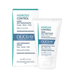 Дюкре Гідрозіс Контрол крем-антиперспірант для рук і ніг Ducray Hidrosis Control Crème anti-transpirante 50 мл