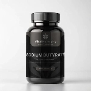 Натрій Бутірат Sodium butyrate VitalHarmony, 90 капсул