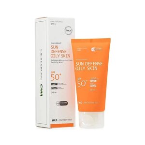 Сонцезахисний матуючий крем для жирної шкіри SUN DEFENSE OILY SKIN SPF 50+ Innoaesthetics, 60 г