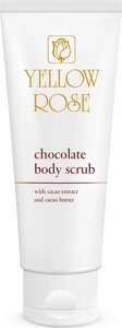 Енергетичний шоколадний скраб Chocolate face scrub Yelow rose 250мл