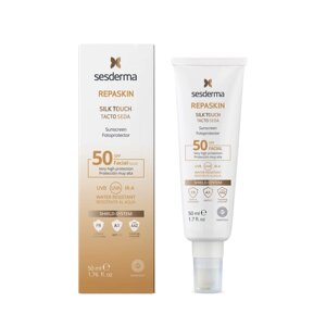 Сесдерма Сонцезахисний крем для обличчя Sesderma Repaskin Silk Touch SPF 50, 50 мл