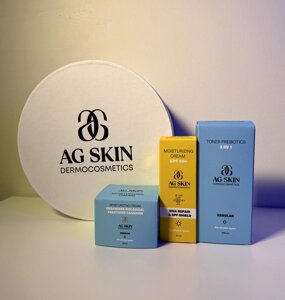 Набір для зволоження та відновлення мікробіому шкіри Skin moisturizing set AG Skin