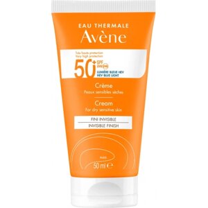 Авен Крем сонцезахисний SPF 50 для сухої та чутливої шкіри Avene Crème very high protection spf 50+ 50 мл