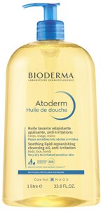 Біодерма Атодерм Масло для душу ультрапоживне Bioderma Atoderm Huile de douche 1 літр