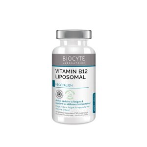 VITAMINE B12 liposomal Зменшує втому та підтримує імунітет, 30 капсул