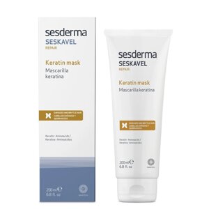 Відновлювальна маска для волосся з кератином SeSDerma Seskavel Repair Keratin Mask 200 мл