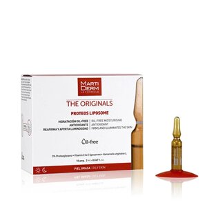 Мартідерм Ампули для обличчя Ліпосом Martiderm Liposomes Ampoules Moisturizing and Firming 10 ампул