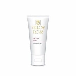 Маска для обличчя з поліфенолами червоного винограду Red vine face mask Yelow rose 50 мл