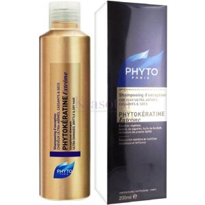 Фіто Фітокератин екстрем Шампунь для відновлення волосся Phyto Phytokeratine Extreme Exceptional Shampoo, 200 мл