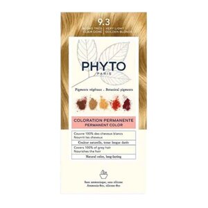 Фіто Фітоколор Безаміачна крем-фарба для волосся Phyto PhytoColor Coloration Permanente 9.3 золотистий блондин 112 мл