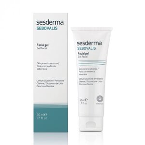 Сесдерма Sebovalis Гель для шкіри обличчя з себореєю SesDerma Sebovalis Face Gel, 50 мл