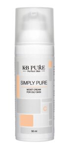 Крем для комбінованого та жирного типів шкіри зволожуючий FOR OILY SKIN KB Pure 50 мл