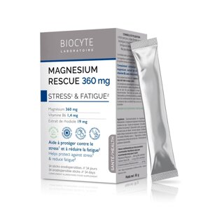 Biocyte MAGNESIUM RESCUE 360MG Миттєвий захист від стресу, 14 стіків