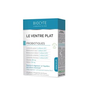 Biocyte LE VENTRE PLAT 5 штамів пробіотиків. Нормалізує мікрофлору, 30 капсул
