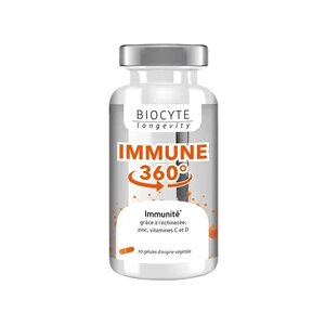 Biocyte Immune 360 Повний комплекс нутрієнтів для захисту імунітету, 30 капсул
