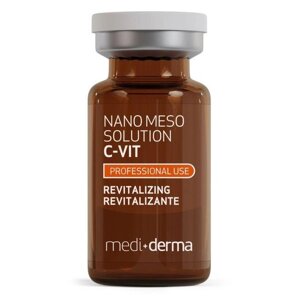 Сироватка з вітаміном С NANO MESO SOLUTIONS C-vit Medi+derma, 5х10 мл