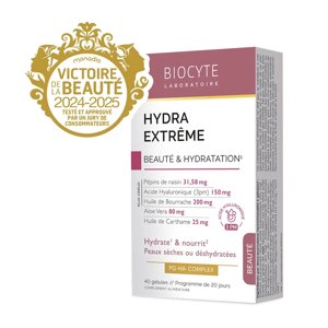 Biocyte Hydra Extreme Ультразволоження, антиоксидант, 40 капсул