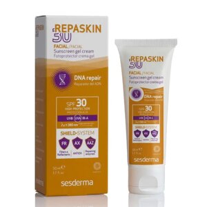 Сонцезахисний крем-гель для обличчя SPF 30 Sesderma Repaskin Fotoprotector Facial SPF 30 50 мл