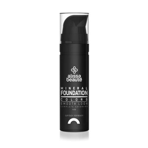 Зволожуюча тональна основа 02 Беж Mineral Make-Up Foundation Alissa Beaute, 35 мл