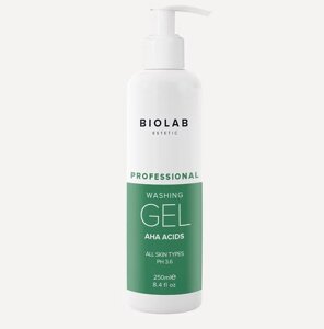 Гель для вмивання з кислотами АХА Washing Gel AXA Acids BIOLAB Estetic, 250 мл