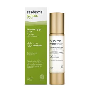 Сесдерма Factor G Renew Крем—гель омолоджуючий для обличчя SesDerma Factor G Renew Rejuvenating Gel Cream, 50 мл