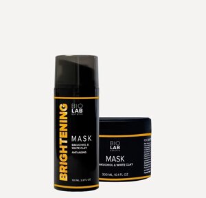 Освітлююча маска з бакучиолом та білою глиною Brightening Mask with Bakuchiol & White Clay BIOLAB Estetic, 100 мл