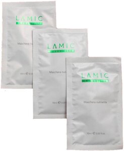 Lamic Cosmetici Поживна маска Maschera Nutriente набір з 3 масок 3 * 10 мл