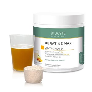 Biocyte Keratine Max Збільшує об’єм волосся та стимулює його ріст, 240г