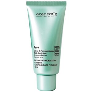 Маска для очищення пор із екстрактом грейпфрута Purifying Pore Clearing Mask Academie 50 мл