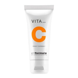 Нічна зволожувальна маска VITA C bright overnight mask pHformula 50мл