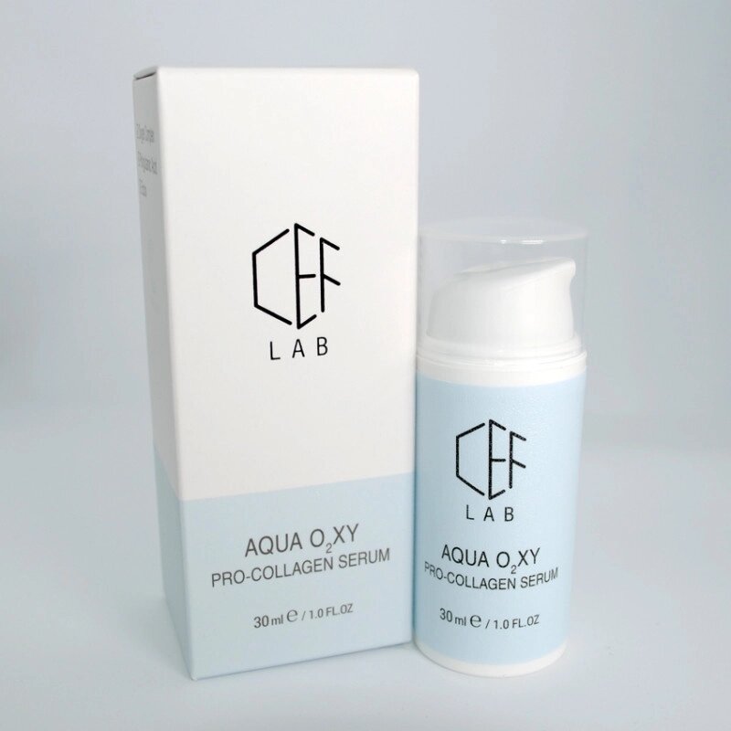 Проколагенова Зволожувальна сироватка CEF Lab Aqua O2xy Pro-Collagen Serum 30 мл від компанії Лікувальна, доглядова та професійна косметика - фото 1