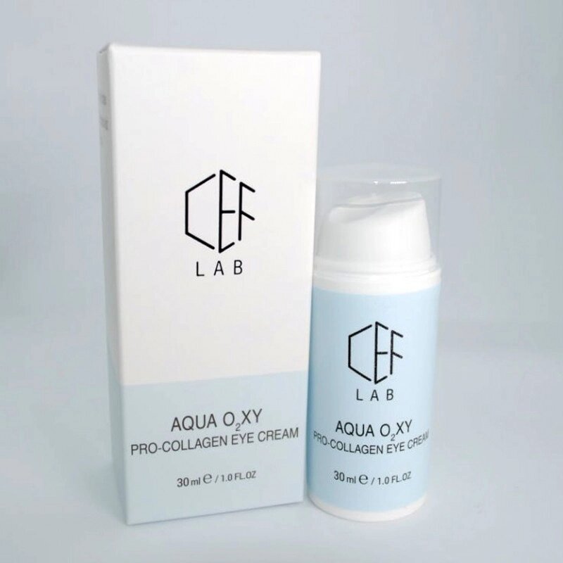 Проколагеновий крем Для зони навколо очей CEF Lab Aqua O2xy Pro-Collagen Eye Cream 30 мл від компанії Лікувальна, доглядова та професійна косметика - фото 1