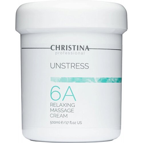 Розслаблювальний масажний крем (крок 6a) Christina Unstress Relaxing Massage Cream 500 мл