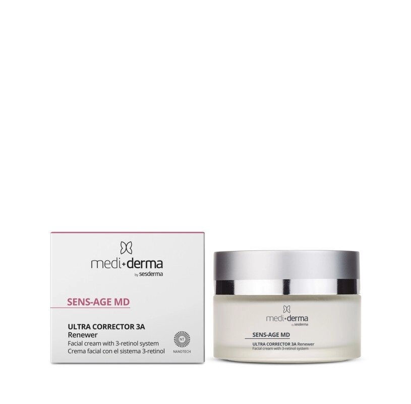 Регенеруючий омолоджуючий крем для обличчя Mediderma Renewing Facial Cream Sens-Age MD 50 мл від компанії Лікувальна, доглядова та професійна косметика - фото 1