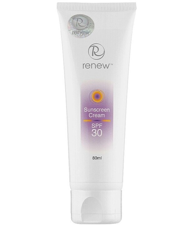 Renew Крем сонцезахисний SPF 30 SUNSCREEN CREAM SPF 30 80 мл від компанії Лікувальна, доглядова та професійна косметика - фото 1