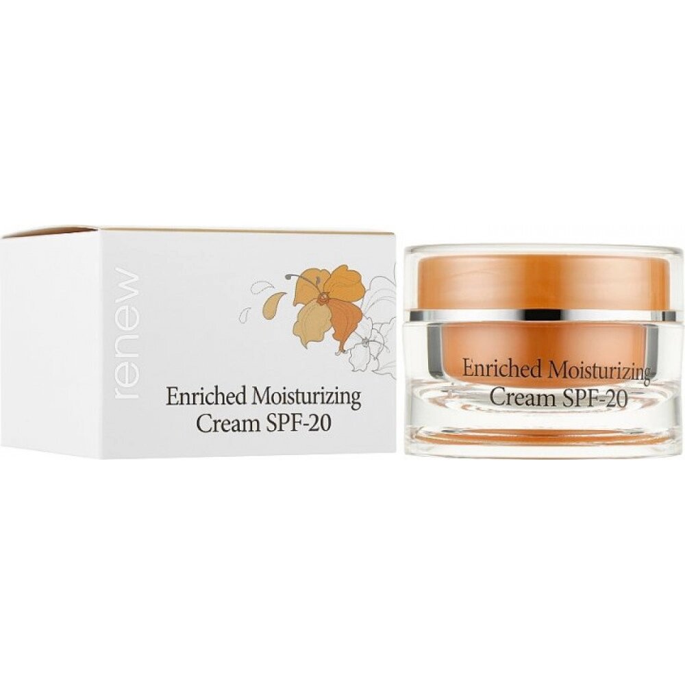 Renew Крем збагачений зволожувальний SPF 20 ENRICHED MOISTURIZING CREAM SPF 20 50 мл від компанії Лікувальна, доглядова та професійна косметика - фото 1