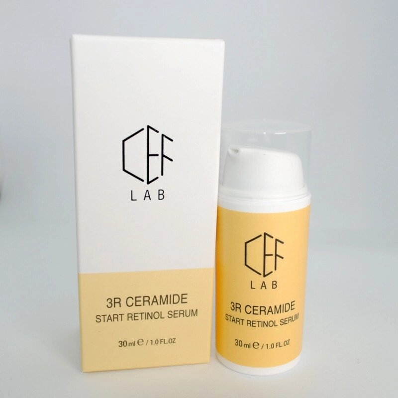 Ретинолова Старт-Сироватка CEF Lab 3R Ceramide Start Retinol Serum 30 мл від компанії Лікувальна, доглядова та професійна косметика - фото 1