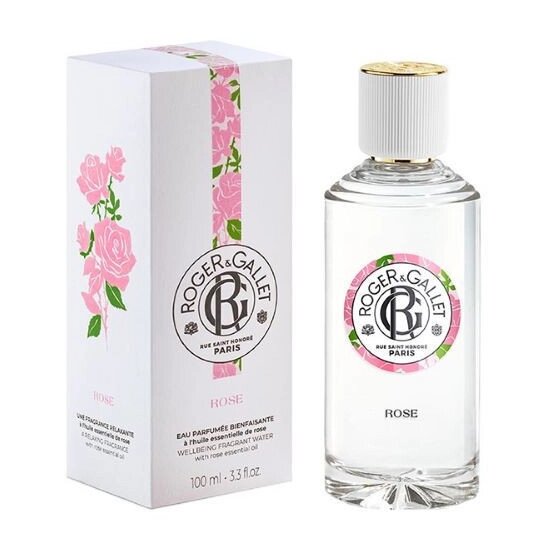 Роже і Галле Парфумована вода Троянда Roger & Gallet Eau Parfumée Bienfaisante Rose, 100 мл від компанії Лікувальна, доглядова та професійна косметика - фото 1