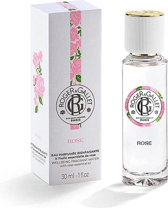 Роже і Галле Парфумована вода Троянда Roger & Gallet Eau Parfumée Bienfaisante Rose, 30 мл від компанії Лікувальна, доглядова та професійна косметика - фото 1