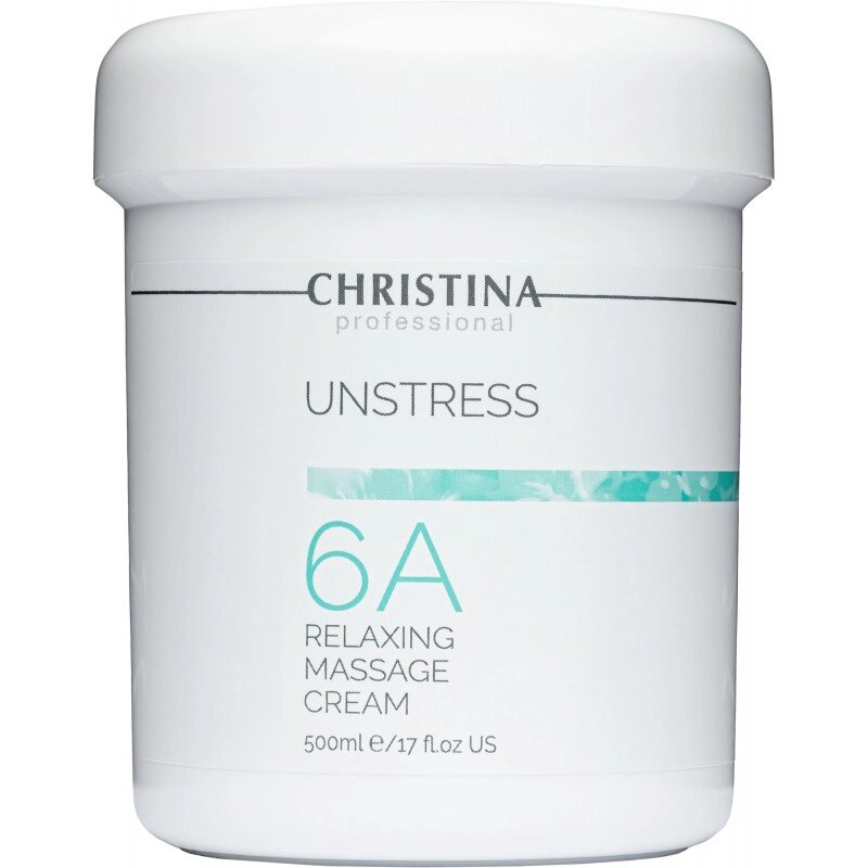 Розслаблювальний масажний крем (крок 6a) Christina Unstress Relaxing Massage Cream 500 мл від компанії Лікувальна, доглядова та професійна косметика - фото 1