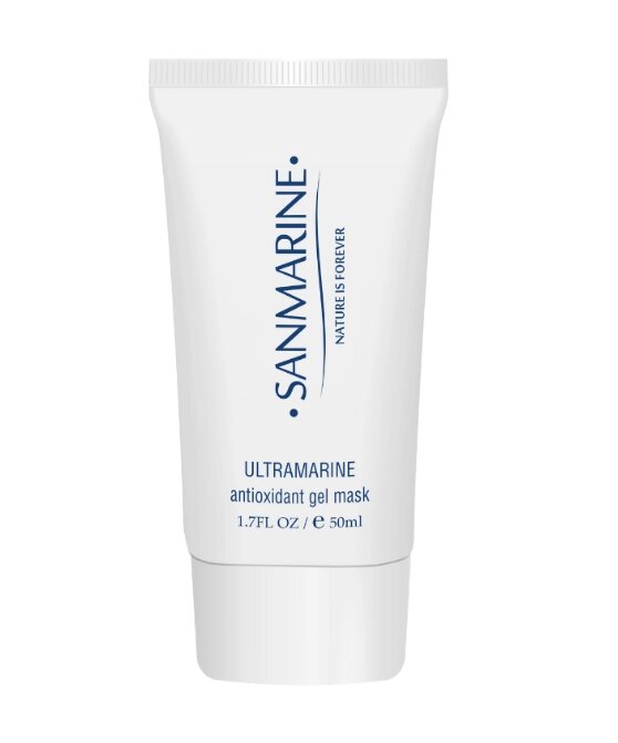 SanMarine Гель-маска антиоксидантна з гіалуроновою кислотою Ultramarine Antioxidant Gel Mask 50 мл від компанії Лікувальна, доглядова та професійна косметика - фото 1