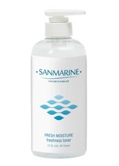 SanMarine Освіжаючий тонер Fresh Moisture Freshness Toner 500 мл від компанії Лікувальна, доглядова та професійна косметика - фото 1