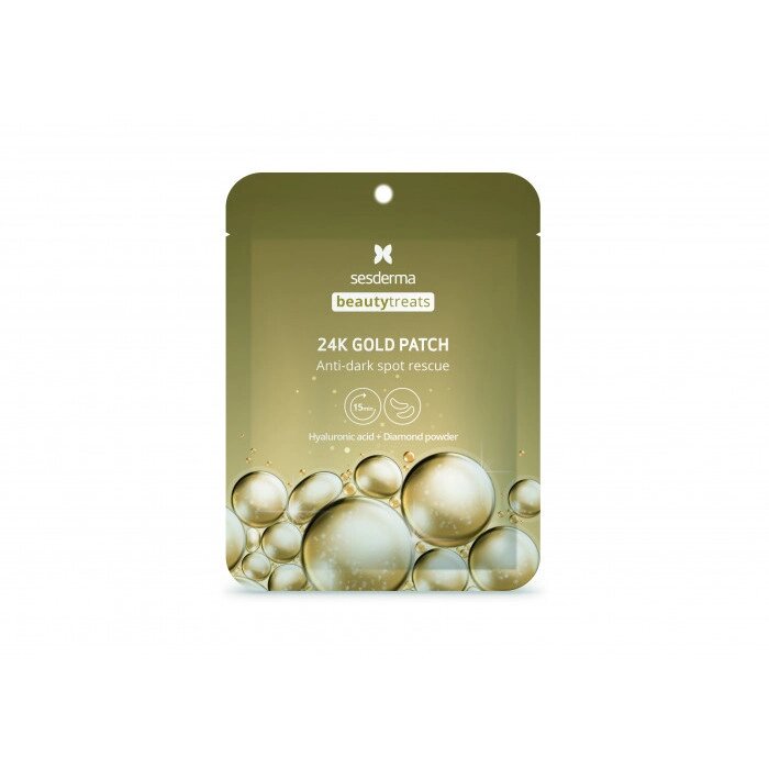 Сесдерма Beauty Treats Гідрогелеві патчі для контуру очей Sesderma Beauty Treats 24k Gold Eye Patch, 1 пара від компанії Лікувальна, доглядова та професійна косметика - фото 1