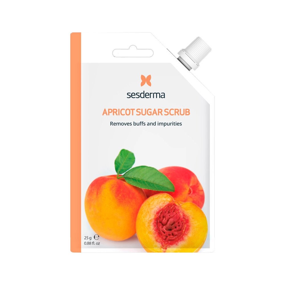 Сесдерма Beauty Treats Маска-скраб абрикосова для обличчя SesDerma Beauty Treats Apricot sugar scrub mask, 25 мл від компанії Лікувальна, доглядова та професійна косметика - фото 1