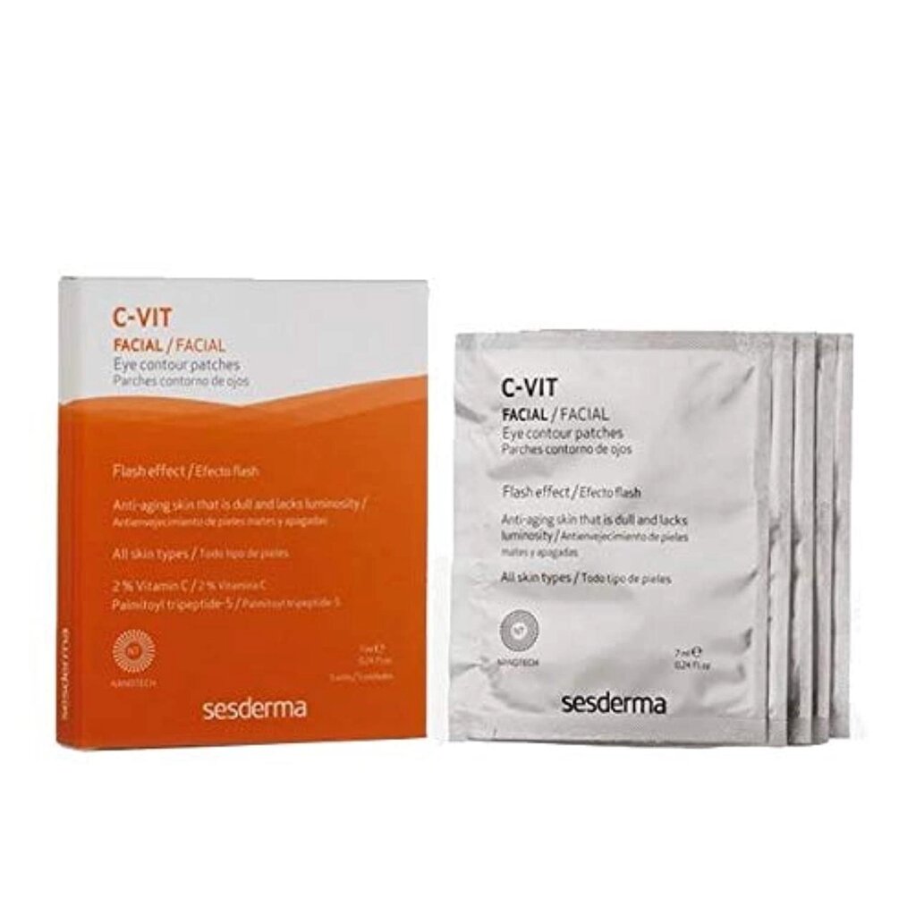 Сесдерма C-Vit Патчі навколо очей SesDerma C-Vit Eye Contour Patches, 5 пар від компанії Лікувальна, доглядова та професійна косметика - фото 1