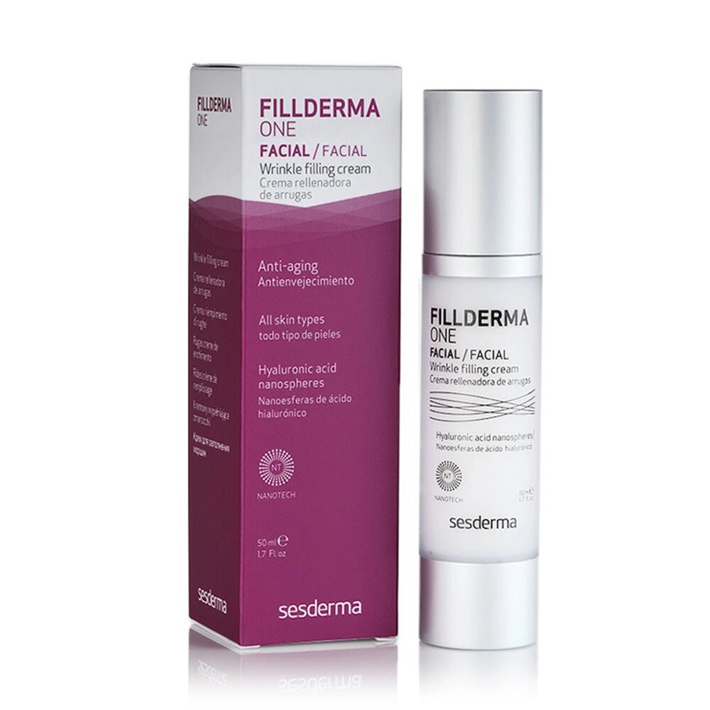 Сесдерма Fillderma Крем для заповнення зморшок SesDerma Fillderma One Wrinkle Filling Cream, 50 мл від компанії Лікувальна, доглядова та професійна косметика - фото 1