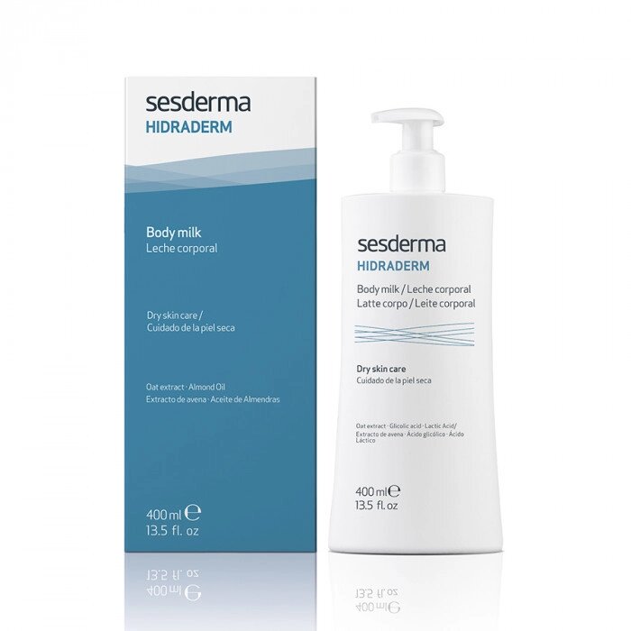 Сесдерма Hidraderm Молочко для чутливої шкіри тіла SesDerma Hidraderm Body Milk, 400 мл від компанії Лікувальна, доглядова та професійна косметика - фото 1