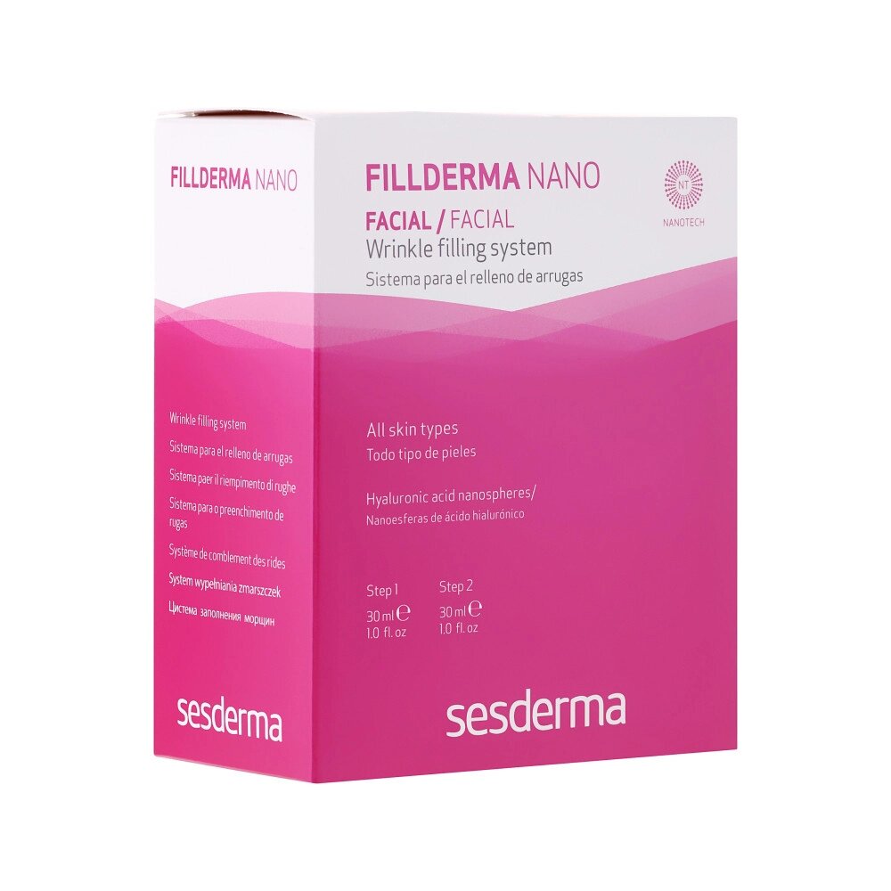 Сесдерма Наносистема система заповнення зморщок Sesderma FILLDERMA NANO WRINKLE FILLING SYSTEM 30+30 мл від компанії Лікувальна, доглядова та професійна косметика - фото 1